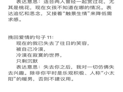 如何用话语挽回分手的男友？|以分手后男友挽回的有效话语为主题